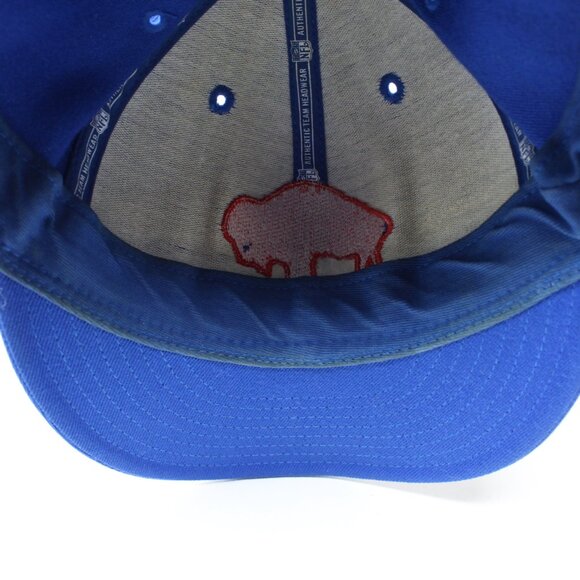 Buffalo Bills Hat Mens Large - XL Blue Reebok Gridiron Classic NFL Baseball Cap - Picture 9 of 10
